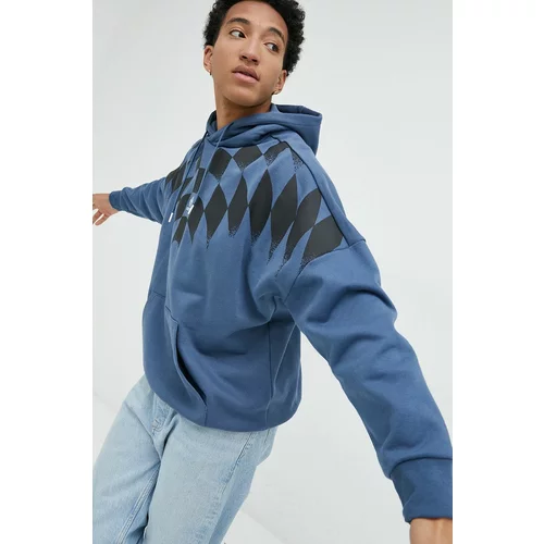 Adidas Bombažen pulover moška, s kapuco