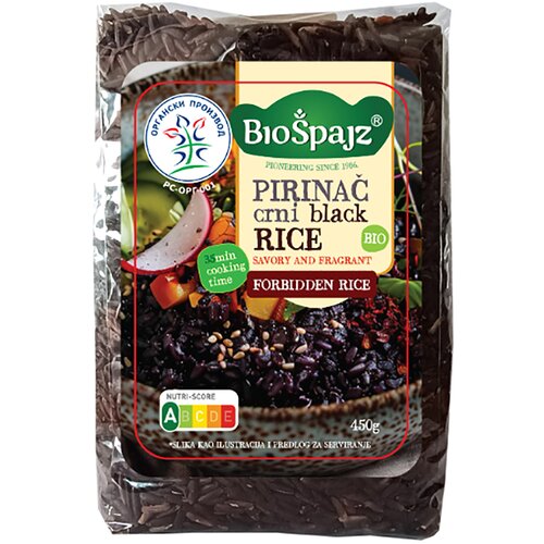 Biospajz Organski crni pirinač Biošpajz, 450g Cene