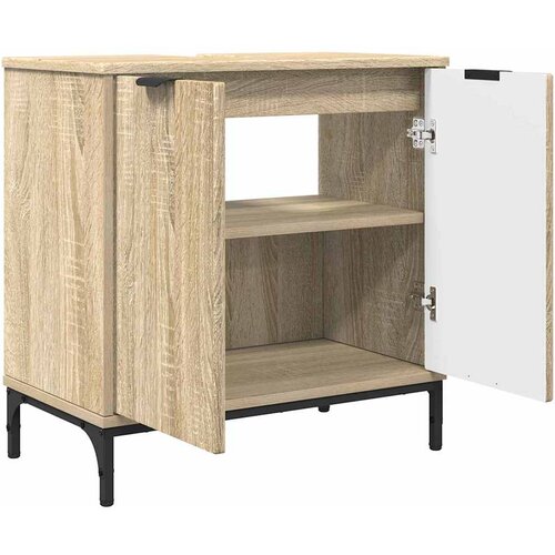 Set namje&amp;scaron;taja za kupaonicu s ladicama Zidne 3 pcs sonoma hrast Slike