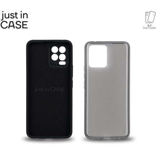 Just_in_Case maska 2u1 extra case mix za realme 8/ crna Cene