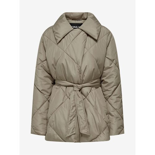 Only Khaki ladies quilted jacket Sussi - Women Cene