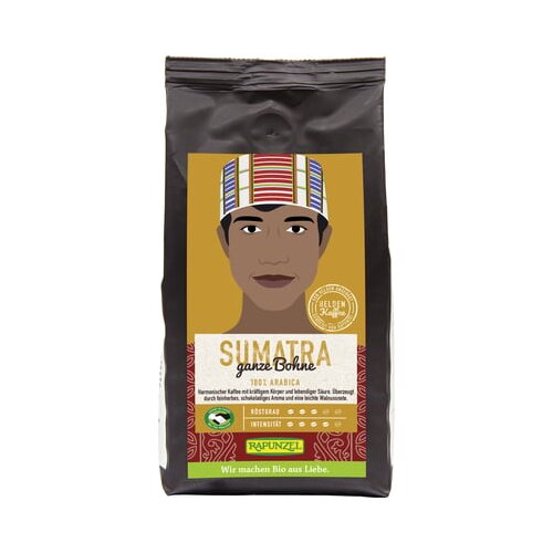 Rapunzel bio &amp;quot;heldenkaffee&amp;quot; kava, sumatra, cela zrna Slike