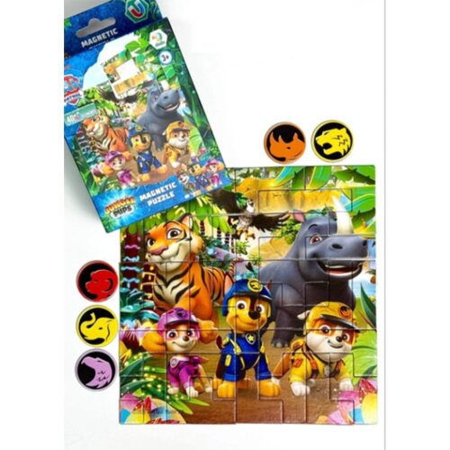 Magnetne PUZZLE PATROLNE SAPE DZUNGLA 40PCS 200649 104/200649 Slike