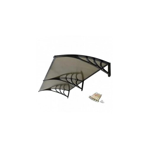 Nadstrešnica 200x100 Crna Bronza 5mm Leksan 1510 Cene