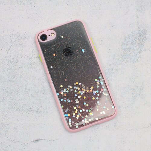 Teracell maska frame glitter za iphone 7/8/SE (2020) roze Slike