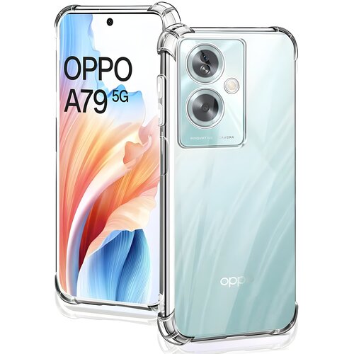 Techsuit Silikonska futrola s ojačanim rubovima za Oppo A79 5G - Prozirna Cene