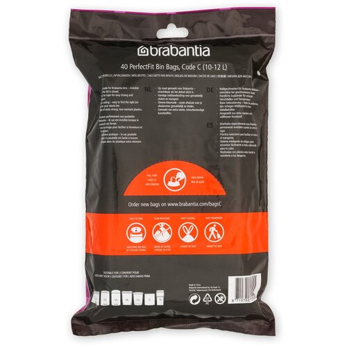 Brabantia Vrečke za smeti 40 ks 12 l PerfectFit C &amp;ndash; Slike