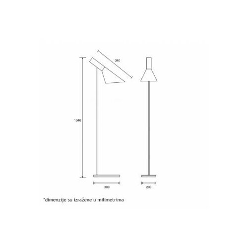 Bb Link luna 296 podna lampa Slike