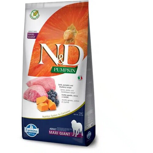 N&amp;amp;d pumpkin Lamb&amp;amp;Blueberry Giant Maxi 12kg Slike