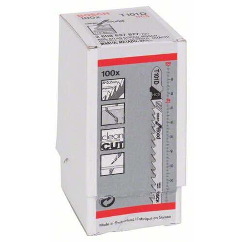 Bosch 100 ubodnih pilica T 101 D pilica Slike