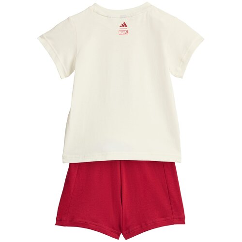 Adidas Komplet za dečake I Mrvl Sm T Set JZ3550, Bež-crveni Slike