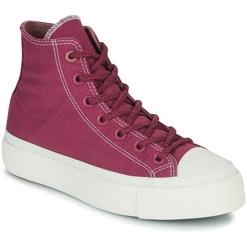 Converse Visoke superge CHUCK TAYLOR ALL STAR LIFT PLATFORM WORKWEAR TEXTILES HI Bordo Cene