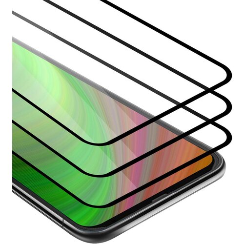 Cadorabo Motorola ONE FUSION+ - Za&scaron;čitna folija v transparentno s čarno - 3-pack Kaljeno steklo za za&scaron;čito zaslona s trdoto 9H in 3D dotikom, (20548131) Cene