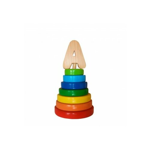 HANAH HOME drvena igračka toddler rainbow Slike
