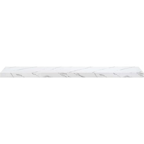  Polica na zidu Zidne 4 pcs Bijeli mramor 120 x 23 5 x 4 cm Slike