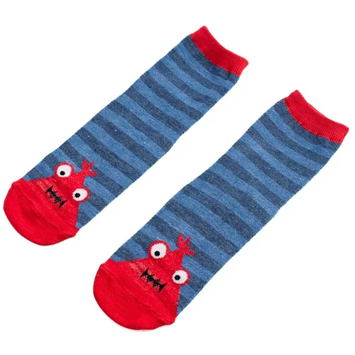 TRENDI children's socks with monster stripes