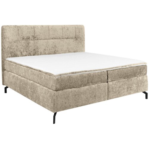 Esposa POSTELJA BOXSPRING 160 cm x 200 cm , tekstil svetlo rjava Cene