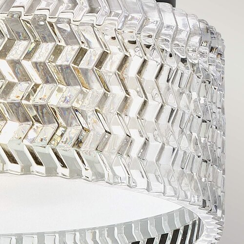  hinkley hk-elle-f-s-bk - plafonska lampa 2xE27/60W/230V, prečnik 30,5 cm, crna Slike