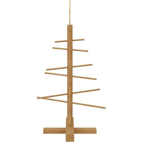 VidaXL Drveno božićno drvce s stalakom Smeđa 75 cm bambus Slike