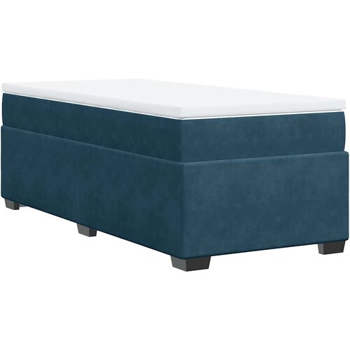 Box spring krevet s madracem tamnoplavi 100x200 cm bar&amp;scaron;unasti Slike