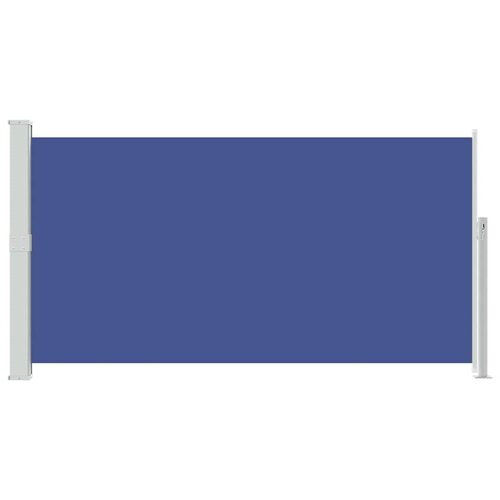  Uvlačiva bočna tenda za terasu 170 x 300 cm plava Slike