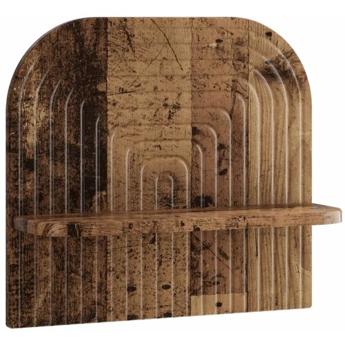  Zidna polica 2 kom. Staro drvo 41 x 13 5 x 37 5 cm - Staro drvo 41 cm Slike