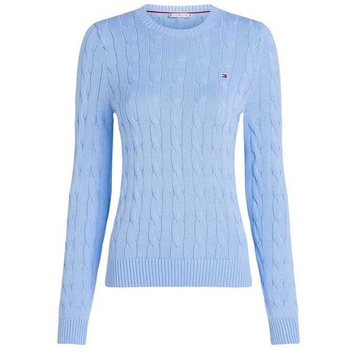 Tommy Hilfiger ženski džemper sa pletenicama THWW0WW45207-C1Z Slike