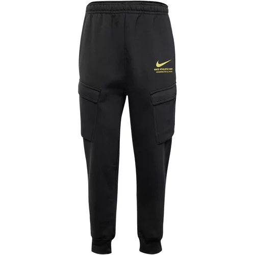 Nike Sportswear Cargo hlače žuta / crna