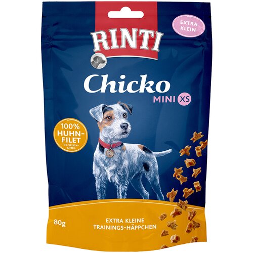 Rinti EXTRA MINI XS - Varčno pakiranje: piščanec 2 x 80 g Cene