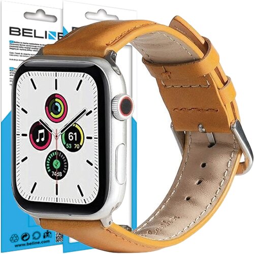 Beline apple watch usnjeni pa&scaron;ček 42/44/45/49MM svetlo rjav usnje, (21969216) Cene