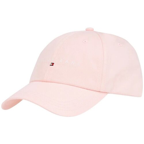 Tommy Jeans LINEAR LOGO 6 PANEL CAP Ružičasta Cijene