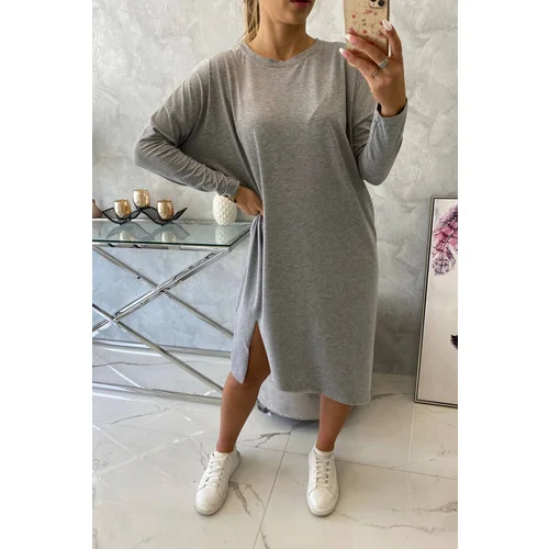 Kesi Oversize dress in gray color