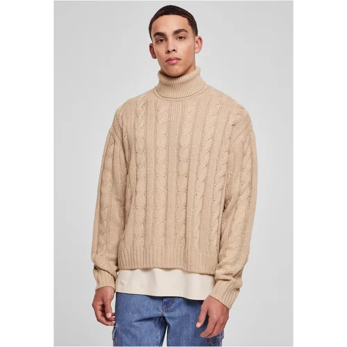 UC Men Boxes Roll Neck Sweater wetsand