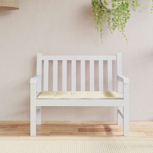  Jastuk za vrtnu klupu krem 100x50x4 cm od tkanine Oxford Cijene