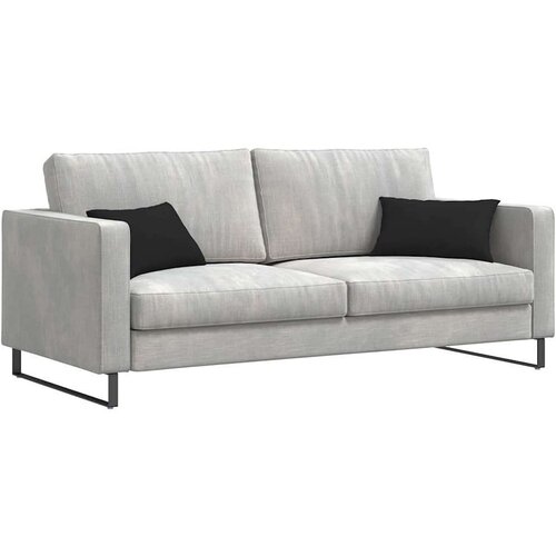 VidaXL jastučići za sofu 2 pcs crna 50 x 30 cm tkanina Slike