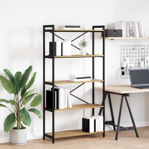 vidaXL Knjižna omara artisan hrast 80 x 30 x 153 cm Konstruiran les Cene