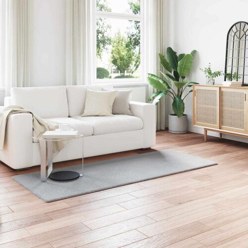  Faux Rabbit Fur Rug Olite Siva 100 x 200 cm Poliester Cene