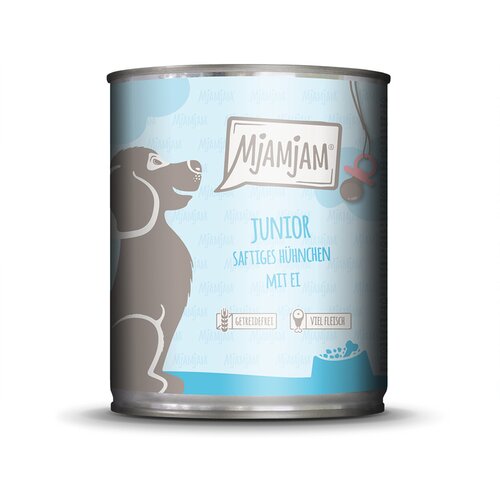 MjAMjAM Varčno pakiranje Junior 12 x 800 g - sočen piščanec z jajci Cene