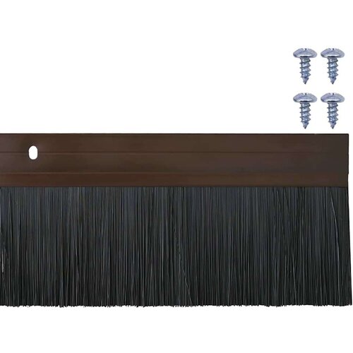  Držač četke za vrata 12 pcs Smeđa 100 cm Aluminijski legura Slike