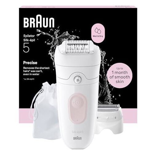 Braun Epilator Silk-&amp;eacute;pil 5-030 Wet &amp;amp; Dry, (5000545500) Slike