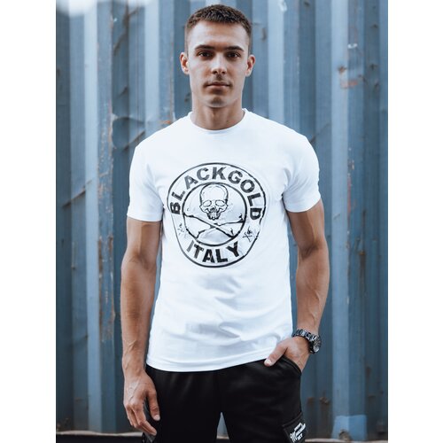 DStreet T-shirt męski z nadrukiem biały Cijene