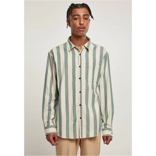 UC Men Striped shirt Greenlancer/softseagrass