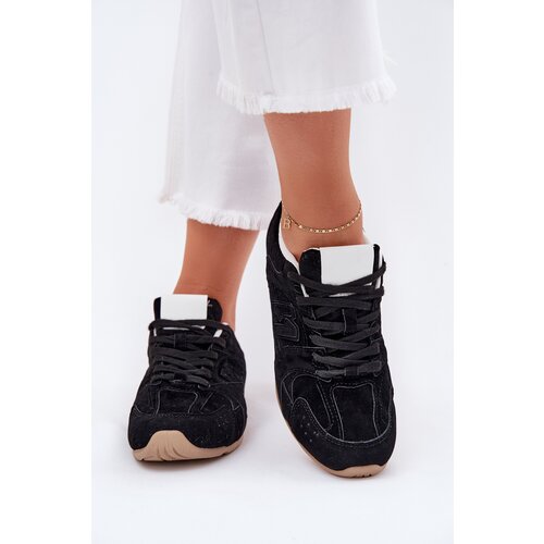 Boto Women's Sports Shoes Made Of Eco Suede Black Dorella Cijene