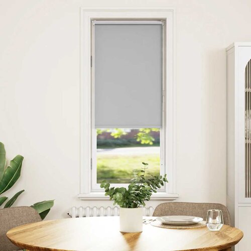 vidaXL Rolo zavjesa Blackout svijetlo siva 55x130 cm Širina tkanine Cene