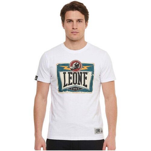 Leone 1947 Majice & Polo majice Man T-Shirt Short Sleeves Graphics Bela Cene