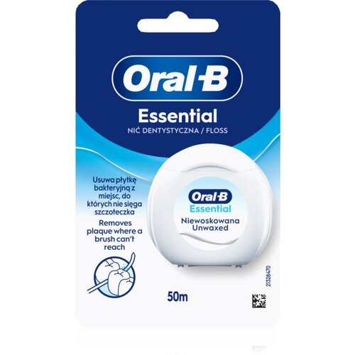 Oral-b Essential Floss Unwaxed zubni konac bez voska 50 m Cene