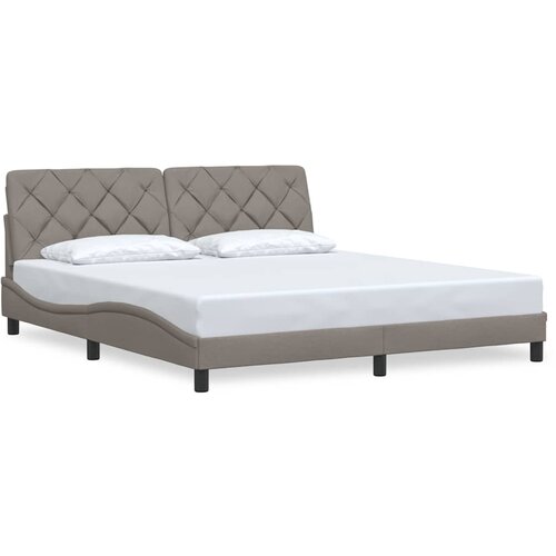 Maison Chic Posteljni okvir - Dvoposteljna postelja - Zakonska postelja brez vzmetnice taupe 180x200 cm blago-J4240, (21771585) Cene