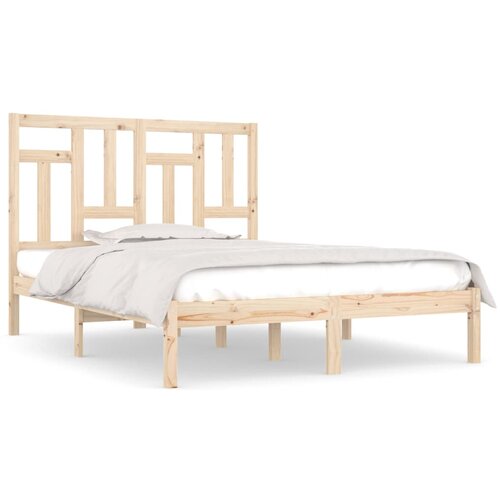  Okvir za krevet od masivnog drva 135 x 190 cm bračni Slike