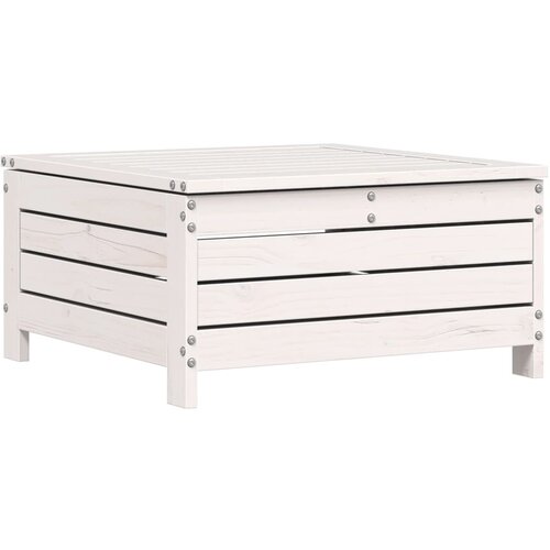 Maison Chic Vrtni stolček - Vrtni stoli za noge bel 62x63,5x32 cm trdna borovina JS885, (21877642) Cene