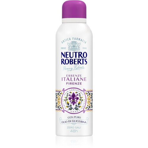 Neutro Roberts Italiane Firenze dezodorant v pr&amp;scaron;ilu z 48-urnim učinkom 200 ml Slike